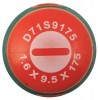 Jonnesway D71S9175 Отвертка стержневая шлицевая ANTI-SLIP GRIP, SL9.5х175 D71S9175