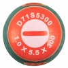 Jonnesway D71S5300 Отвертка стержневая шлицевая ANTI-SLIP GRIP, SL5.5х300 мм D71S5300