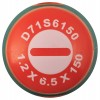 Jonnesway D71S6150 Отвертка стержневая шлицевая ANTI-SLIP GRIP, SL6.5х150 мм D71S6150