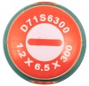 Jonnesway D71S6300 Отвертка стержневая шлицевая ANTI-SLIP GRIP, SL6.5х300 мм D71S6300