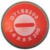 Jonnesway D71S8200 Отвертка стержневая шлицевая ANTI-SLIP GRIP, SL8.0х200 мм D71S8200