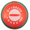 Jonnesway D71S8250 Отвертка стержневая шлицевая ANTI-SLIP GRIP, SL8.0х250 мм D71S8250
