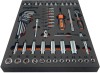 Ombra OMT54STE Набор головок торцевых 1/4" DR 4-14 мм с аксессуарами в EVA ложементе 280х375 мм, 54 предмета OMT54STE