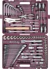 Thorvik TS142 Набор инструмента универсальный 1/4", 3/8" и 1/2"DR, 142 предмета TS142