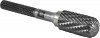 Thorvik TRRBC12250670-2 2 Борфреза твердосплавная цилиндрическая с радиусным торцом, тип C, 12 мм, двойная насечка, в боксе TRRBC12250670-2