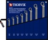 Thorvik ORWS008 Набор ключей гаечных накидных изогнутых 75° в сумке, 6-27 мм, 8 предметов ORWS008
