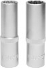 Thorvik FS31222 Головка торцевая глубокая 12-гранная 1/2"DR, 22 мм FS31222