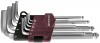 Thorvik HKB9S Набор ключей торцевых шестигранных с шаром, H1.5-H10, 9 предметов HKB9S