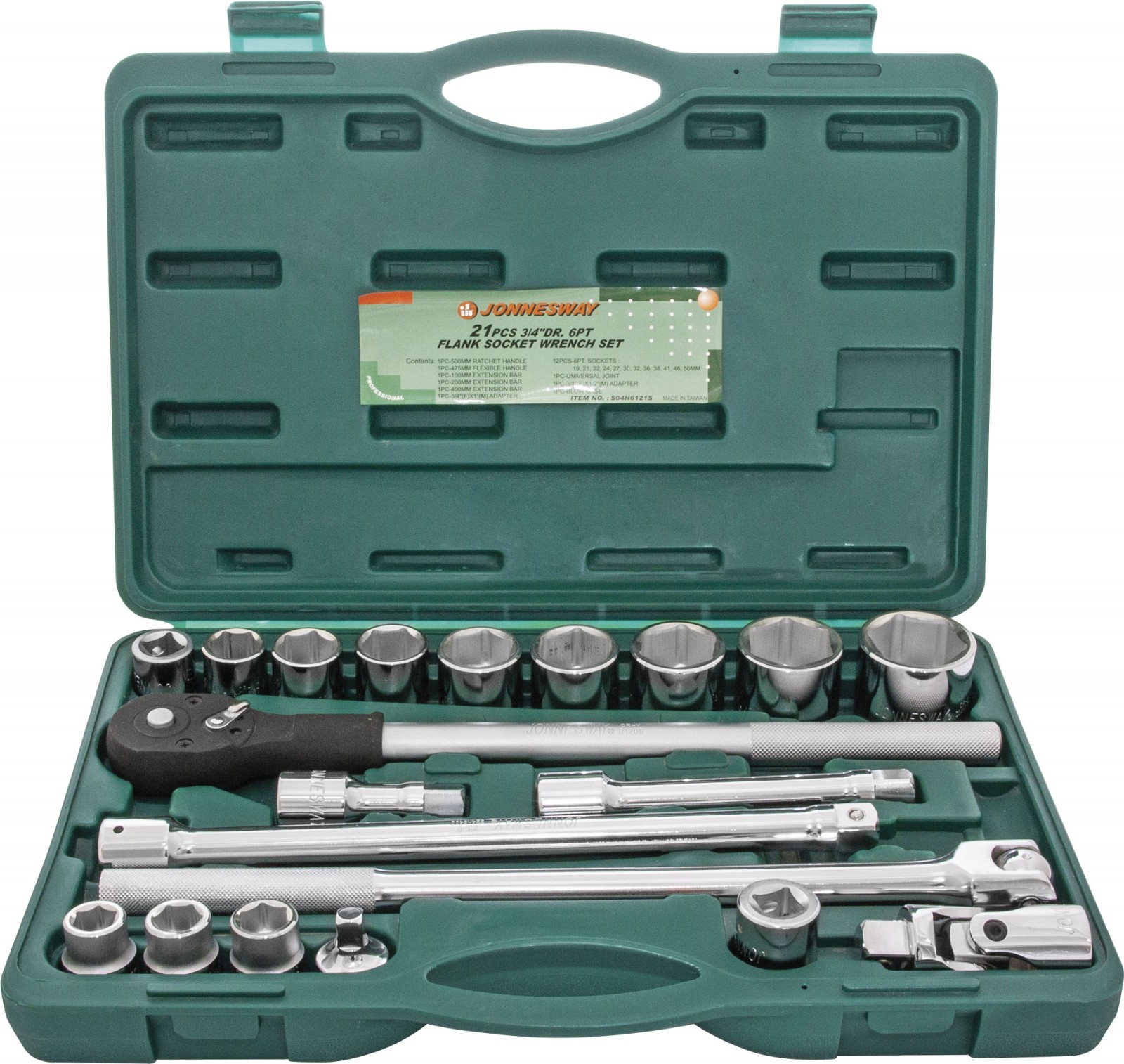 Купить S04H6321S (S04H6121S) Набор головок торцевых 3/4"DR, 19-50 мм ...