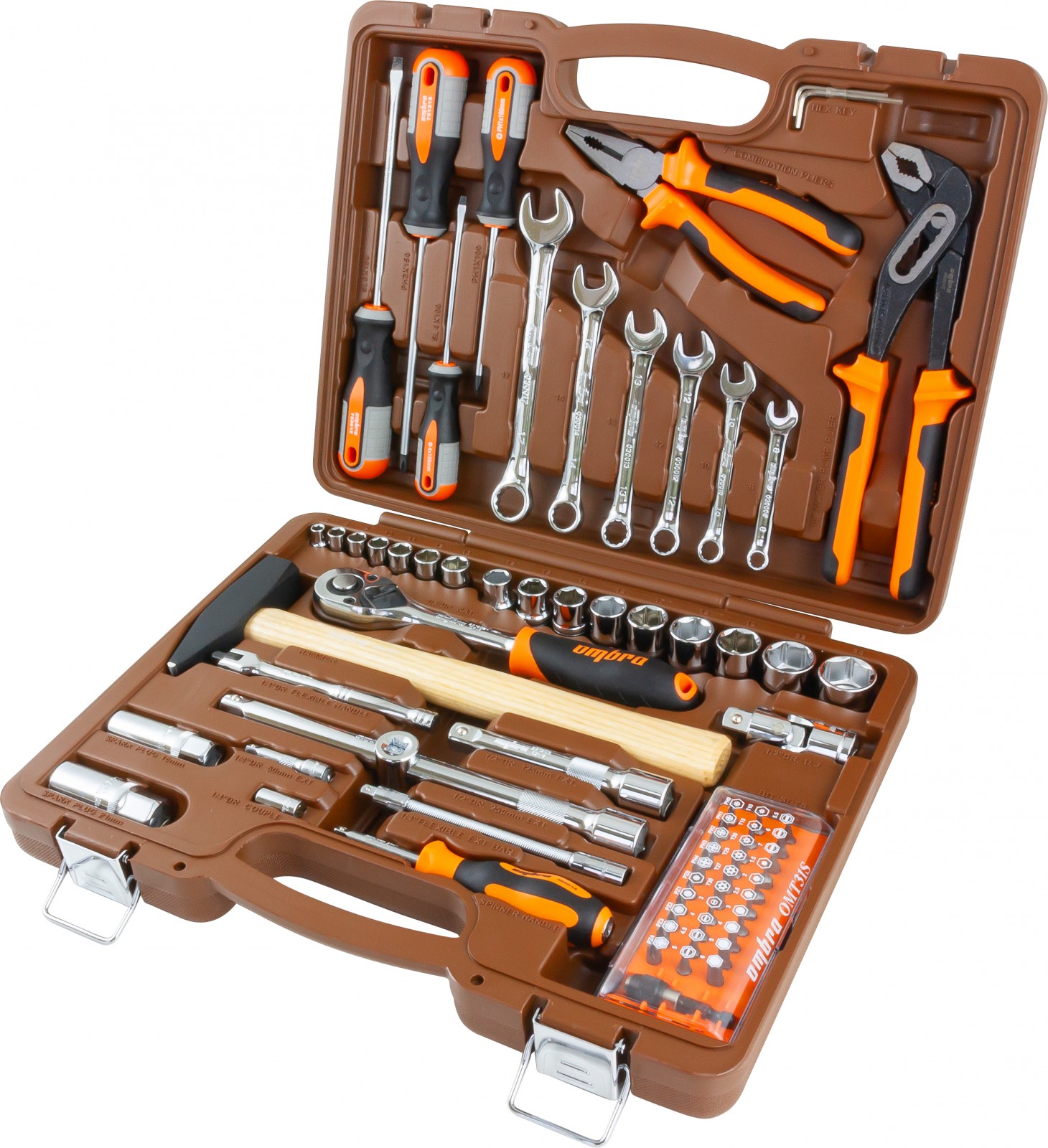 Купить OMT75S Набор инструмента универсальный 1/4", 1/2"DR, 75 ...