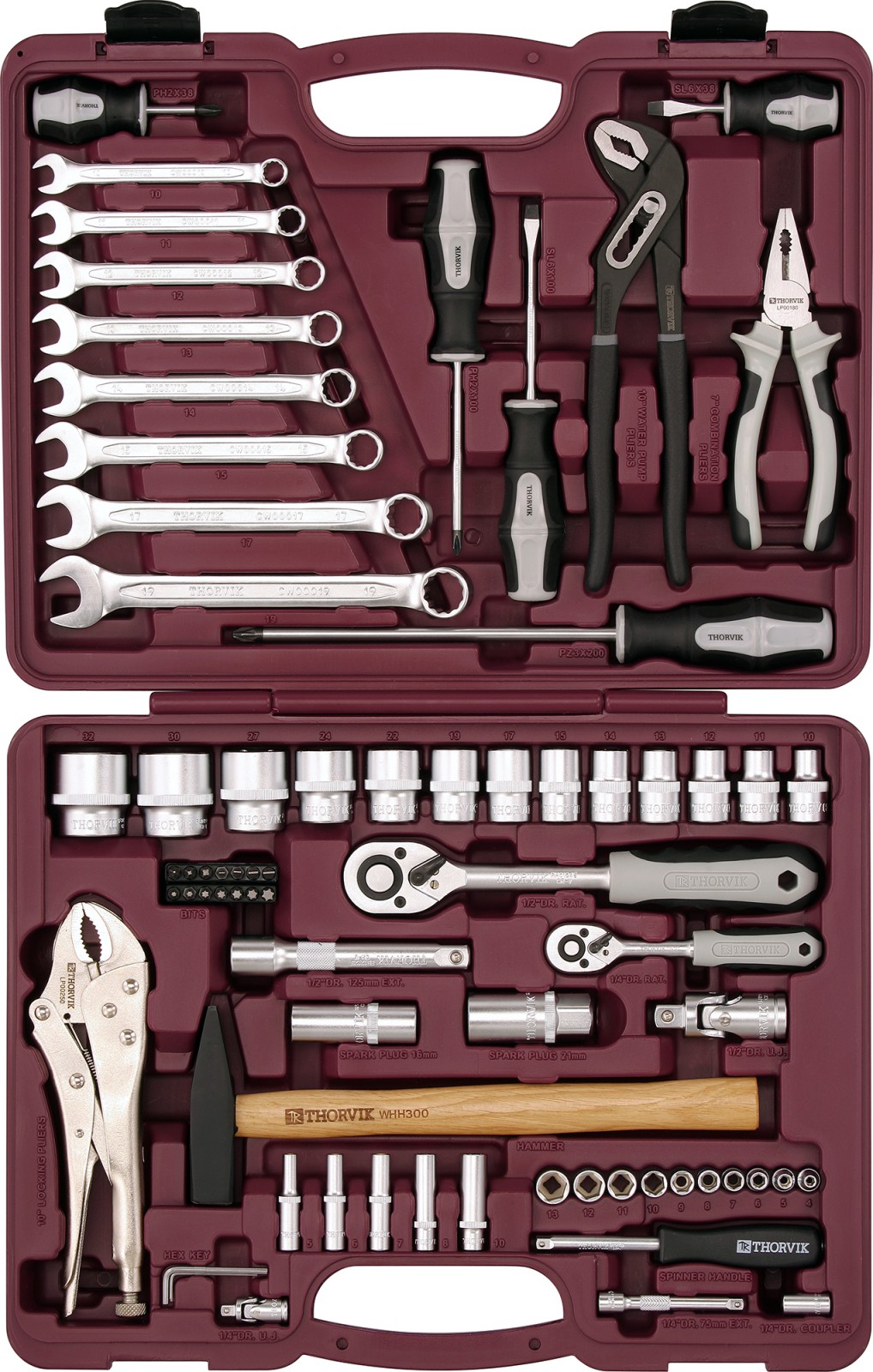 Купить UTS0072 Набор инструмента универсальный 1/4", 1/2"DR, 72 ...