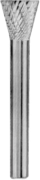 Carbon CRUBSN06101055-2 Борфреза твердосплавная с обратным конусом, тип N, 10 мм, двойная насечка, хвостовик 6 мм, в боксе CRUBSN06101055-2