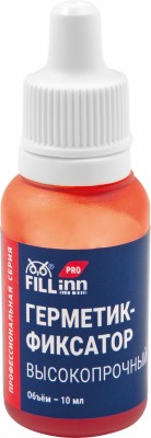 FILL inn FLP321 Герметик-фиксатор высокопрочный (неразъёмный красный), 10 мл FLP321