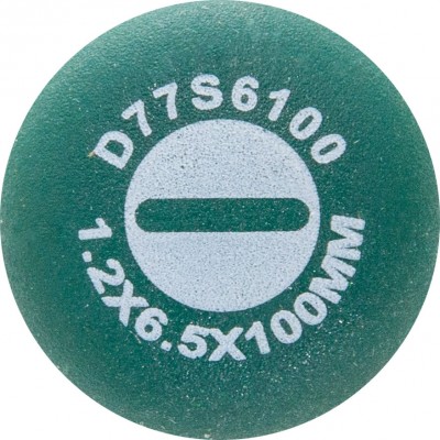 Jonnesway D77S6100 Отвертка стержневая шлицевая ANTI-SLIP GRIP, SL6.5х100 мм D77S6100
