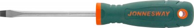 Jonnesway D77S6100 Отвертка стержневая шлицевая ANTI-SLIP GRIP, SL6.5х100 мм D77S6100