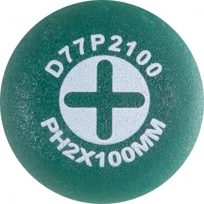 Jonnesway D77P2100 Отвертка стержневая крестовая ANTI-SLIP GRIP, PH2х100 мм D77P2100