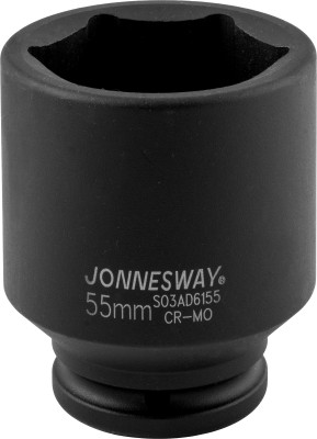 Jonnesway S03AD6155 Головка торцевая ударная глубокая 3/4"DR, 55 мм S03AD6155