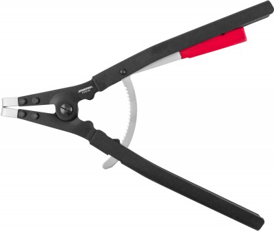 Jonnesway P9920D Щипцы загнутые 90° с фиксатором для стопорных колец, разжим, 165-300 мм, 4.5-5.5 мм, 500 мм P9920D