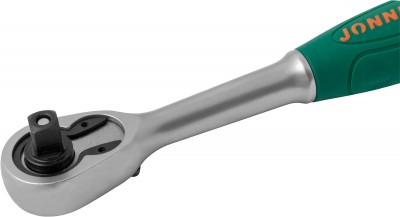 Jonnesway R3702 Рукоятка трещоточная 1/4"DR, 48 зубцов, 135 мм R3702