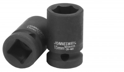Jonnesway S03A4115 Головка торцевая ударная 1/2"DR, 15 мм S03A4115