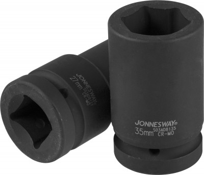 Jonnesway S03AD8175 Головка торцевая ударная глубокая 1"DR, 75 мм S03AD8175