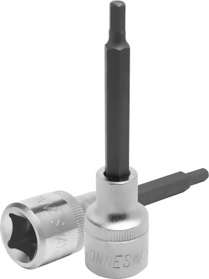Jonnesway S09H4305 Насадка торцевая 1/2"DR с вставкой-битой шестигранной, H5, 100 мм S09H4305