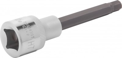 Jonnesway S09H4307 Насадка торцевая 1/2"DR с вставкой-битой шестигранной, H7, 100 мм S09H4307