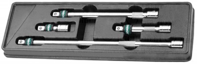 Jonnesway S60H4304S Набор удлинителей 1/2"DR с фиксатором, 75-375 мм, 4 предмета S60H4304S