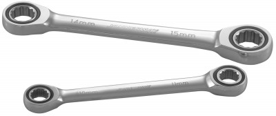 Jonnesway W680810 Ключ гаечный накидной трещоточный, 8х10 мм W680810