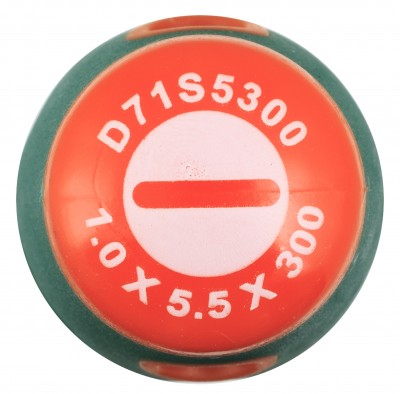 Jonnesway D71S5300 Отвертка стержневая шлицевая ANTI-SLIP GRIP, SL5.5х300 мм D71S5300