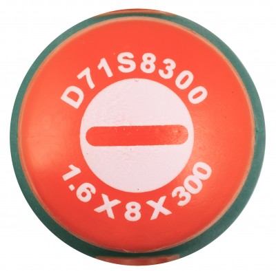 Jonnesway D71S8300 Отвертка стержневая шлицевая ANTI-SLIP GRIP, SL8.0х300 мм D71S8300