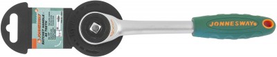 Jonnesway R6603 Рукоятка трещоточная ротационная со сквозным приводом 3/8"DR, 60 зубцов, 240 мм R6603