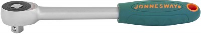 Jonnesway R6604 Рукоятка трещоточная ротационная со сквозным приводом 1/2"DR, 60 зубцов, 270 мм R6604