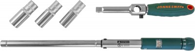 Jonnesway T02170 Ключ баллонный инерционный с динамометрической рукояткой, 70-170 Нм и головками торцевыми в наборе, 17, 19, 21 мм T02170