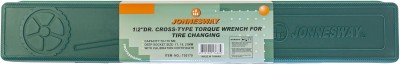 Jonnesway T02170 Ключ баллонный инерционный с динамометрической рукояткой, 70-170 Нм и головками торцевыми в наборе, 17, 19, 21 мм T02170