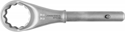 Jonnesway W77A155 Ключ накидной усиленный, 55 мм, d24.5/300 мм W77A155