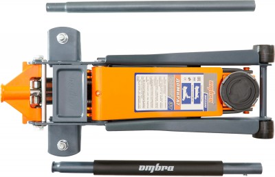 Ombra OHT233S Домкрат подкатной 3 т. гаражный двухпоршневой, с уменьшенной высотой подхвата, 75-505 мм OHT233S