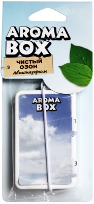 Прочие автотовары B-15 Ароматизатор подвесной Aroma-box Чистый озон B-15