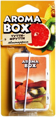 Прочие автотовары B-13 Ароматизатор подвесной Aroma-box Тутти-Фрутти B-13
