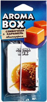 Прочие автотовары B-11 Ароматизатор подвесной Aroma-box Сливочная карамель B-11
