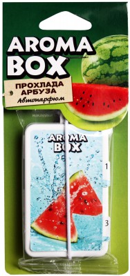 Прочие автотовары B-10 Ароматизатор подвесной Aroma-box Прохлада арбуза B-10