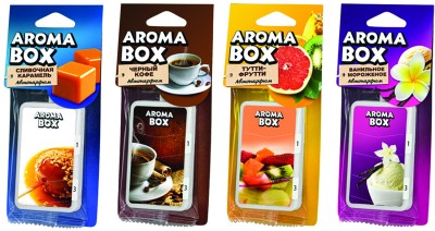 Прочие автотовары Ароматизатор подвесной Aroma-box фантазийный микс 1536