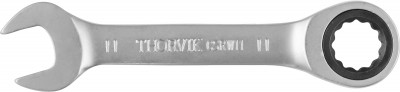 Thorvik CSRW11 Ключ гаечный комбинированный трещоточный короткий, 11 мм CSRW11