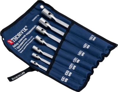 Thorvik DSWS7TB Набор ключей гаечных карданных в сумке, 6-19 мм, 7 предметов DSWS7TB