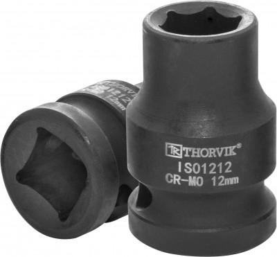 Thorvik IS01212 Головка торцевая ударная 1/2"DR, 12 мм IS01212