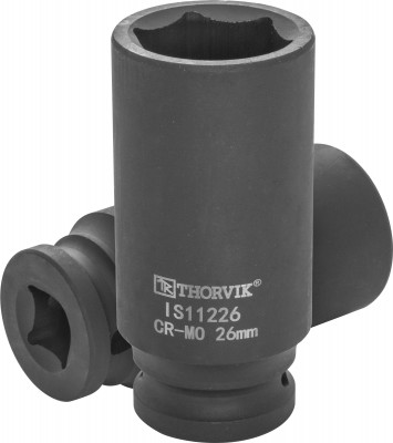 Thorvik IS11226 Головка торцевая ударная глубокая 1/2"DR, 26 мм IS11226