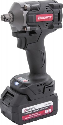 Thorvik BBIW12620 Гайковерт ударный аккумуляторный бесщёточный 1/2"DR, 21В, 620 Нм BBIW12620