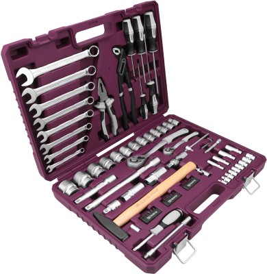 Thorvik TS077 Набор инструмента универсальный 1/4", 1/2"DR, 77 предметов TS077