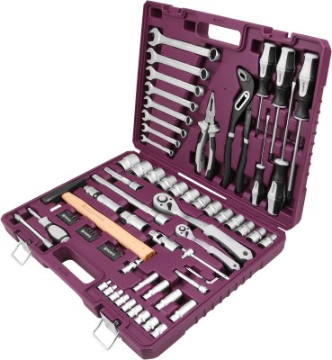 Thorvik TS077 Набор инструмента универсальный 1/4", 1/2"DR, 77 предметов TS077