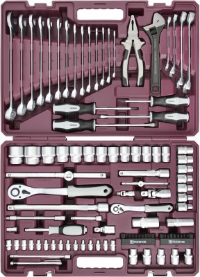 Thorvik TS101 Набор инструмента универсальный 1/4", 1/2"DR, 101 предмет TS101